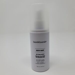 BareMinerals Dew Mist Setting Spray Glow Hydrating Face Mist 3.4 fl oz New
